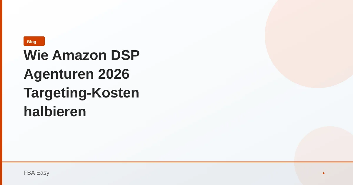 Amazon Dsp Agentur
